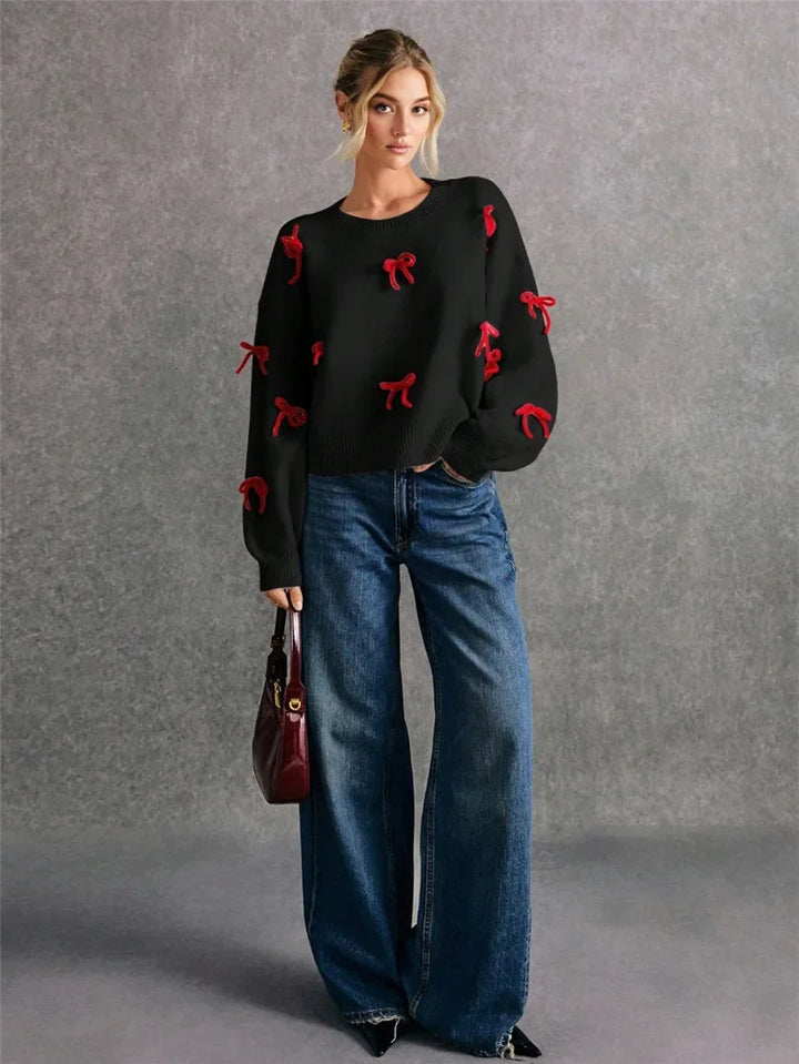 Amora Bow Detail Sweater