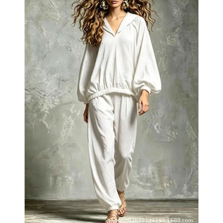 Amaris Lantern Sleeve Lounge Set