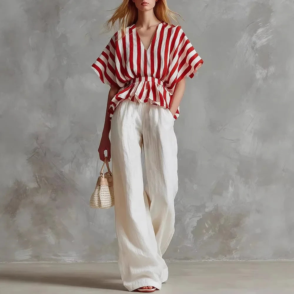 Daisy Wide Leg Matching Set