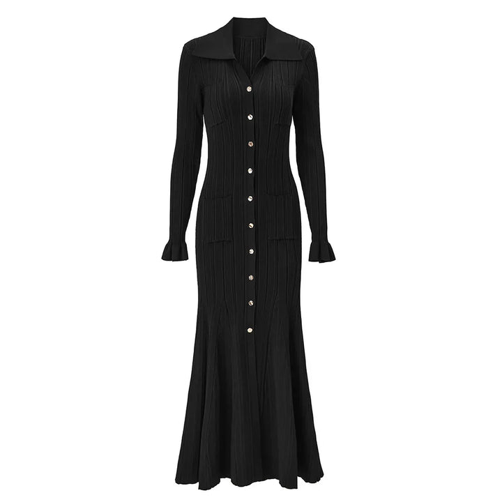 Monroe Ribbed Knit Maxi Dress