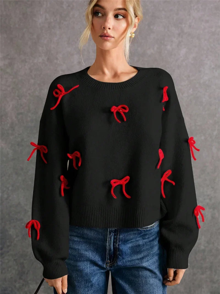 Amora Bow Detail Sweater