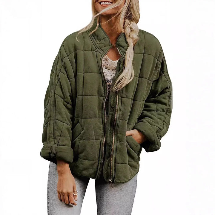 Amara Quilted Bomber Jacket