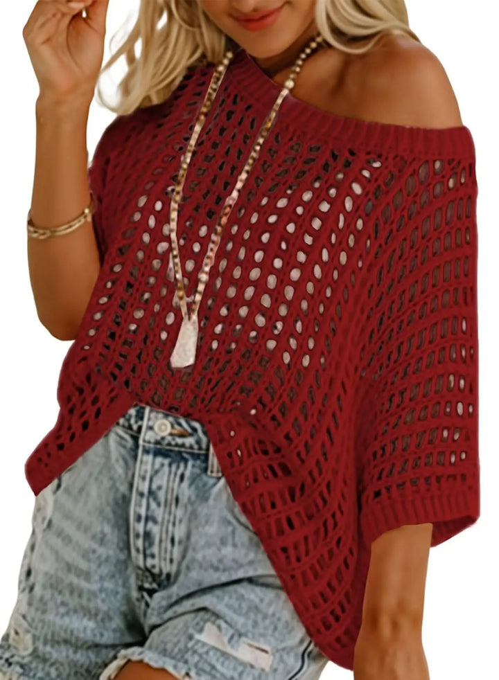 Faye Open Knit Sweater