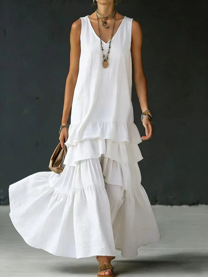 Martina Tiered Ruffle Maxi Dress