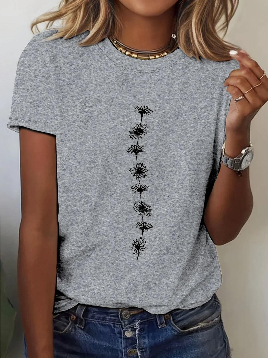 Elorina Sunflower Graphic Tee