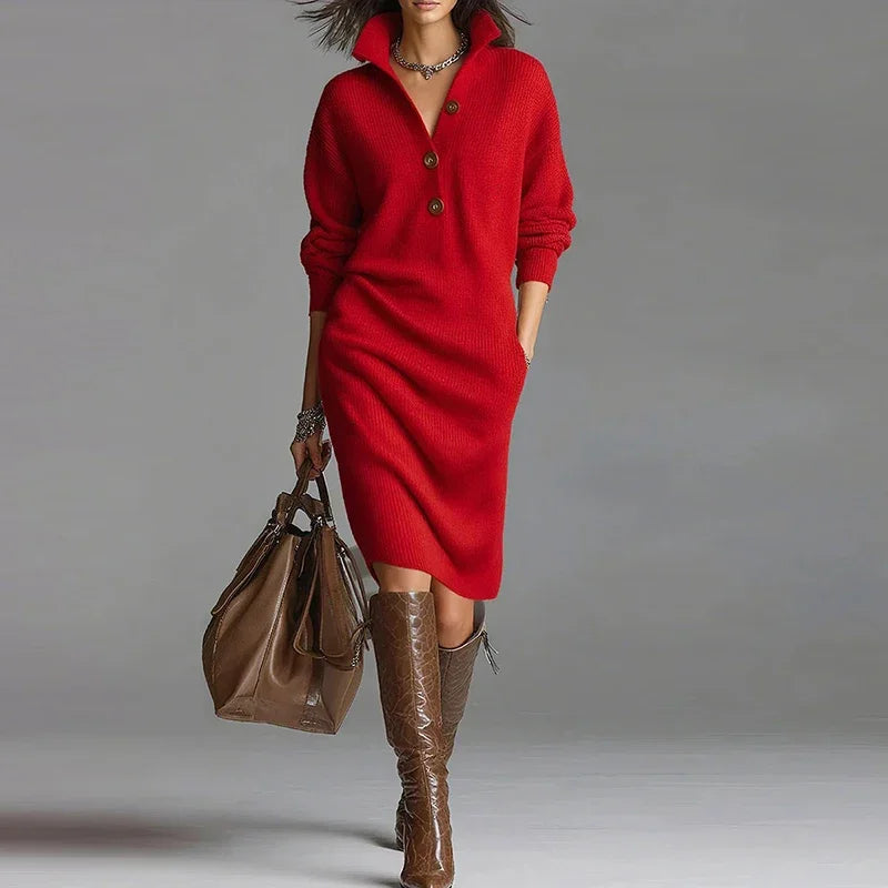 Elowen Knit Midi Dress