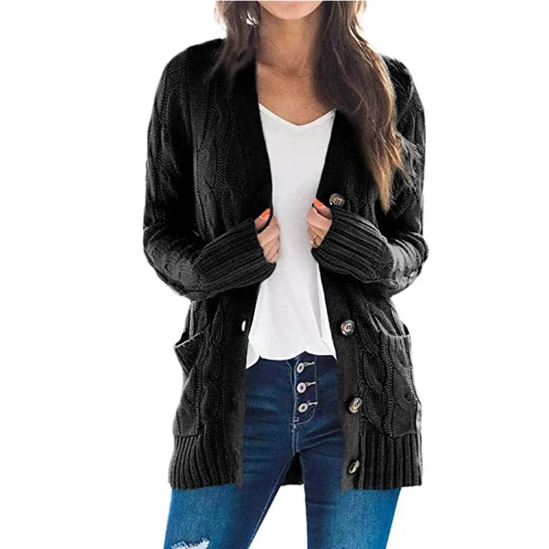 Adrienne Cable Knit Cardigan