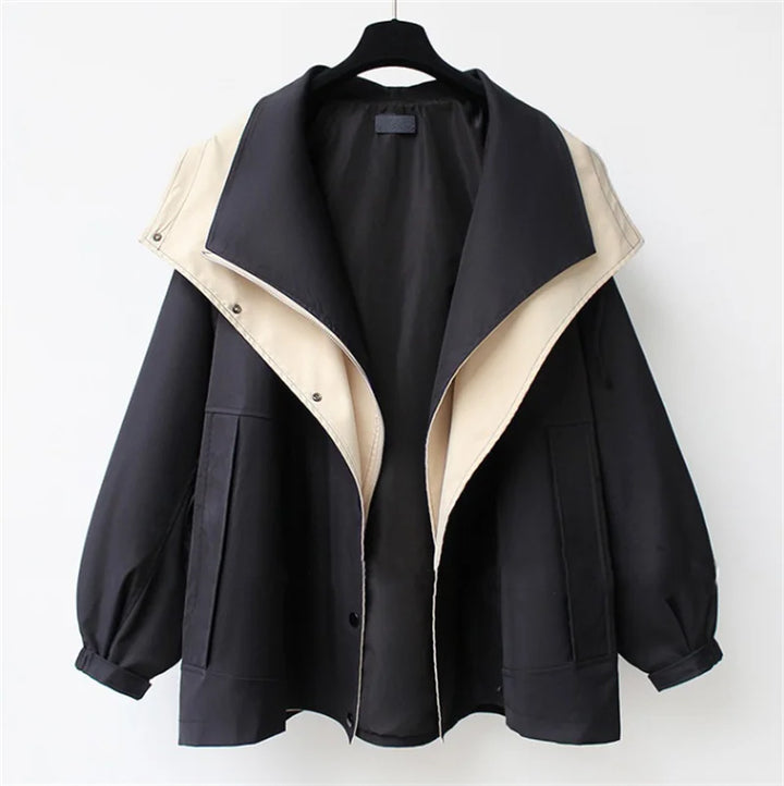 Winona Contrast Collar Trench