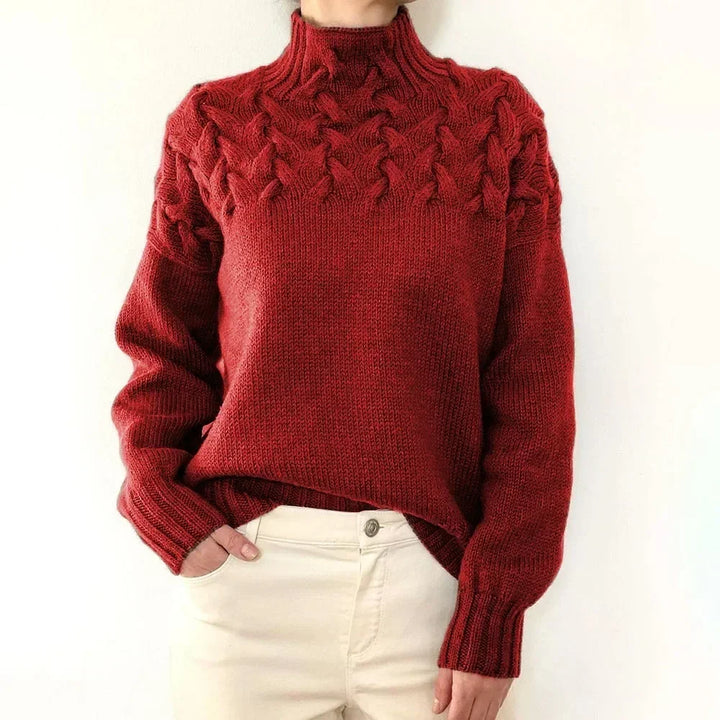 Wren Cable Knit Turtleneck