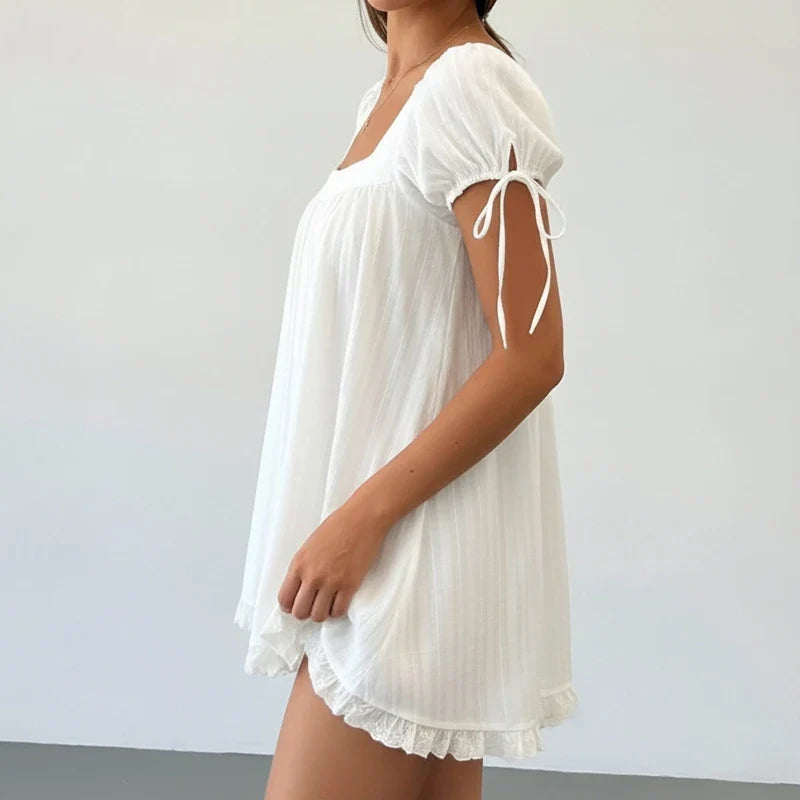 Natalie Square Neck Mini Dress