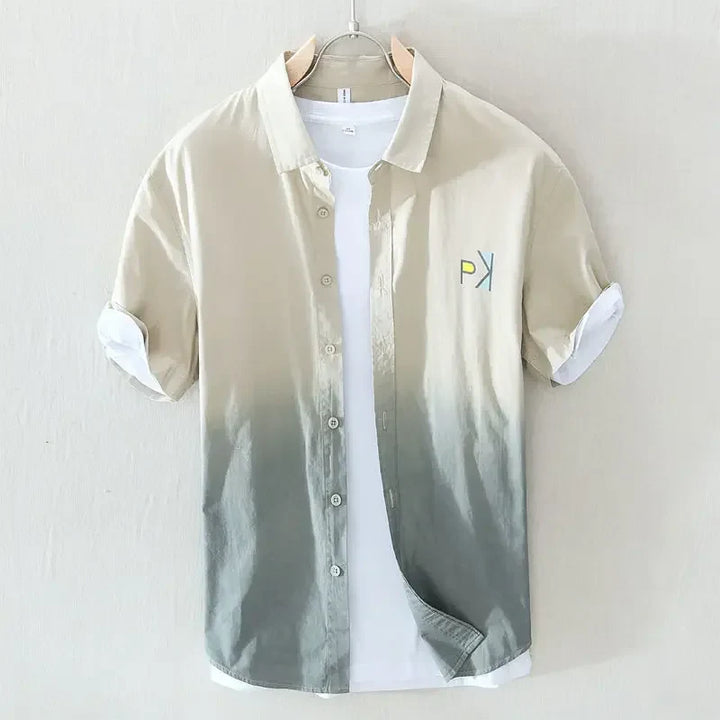 Venessae Gradient Short Sleeve Shirt