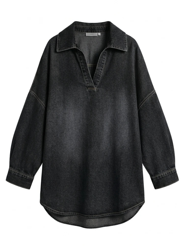 Solane Washed Denim Shirt