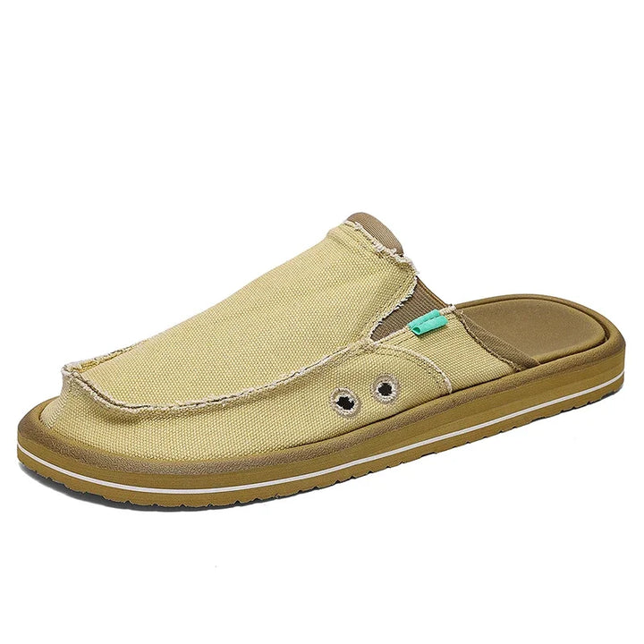 Jacob Canvas Mule Slippers