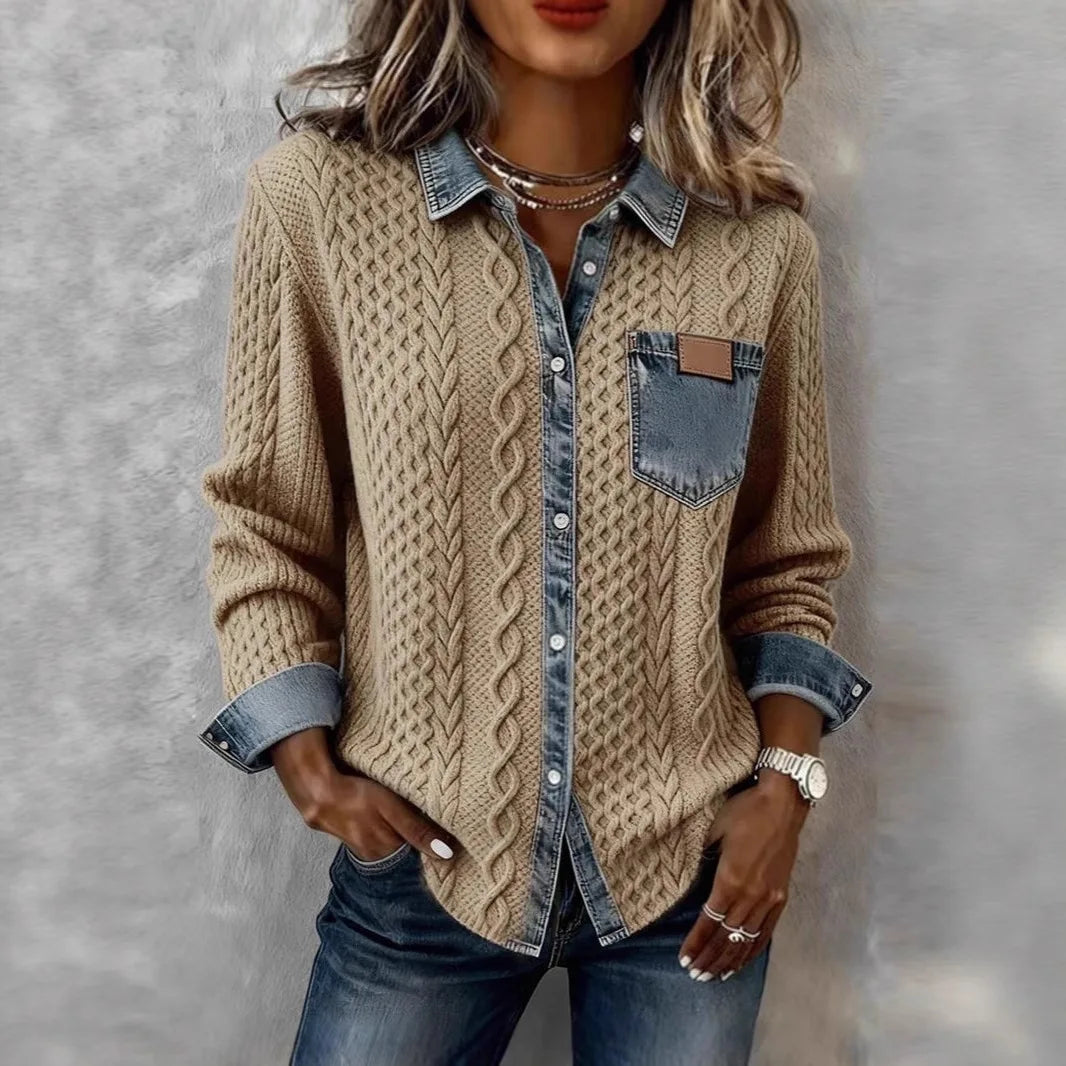 Briony Cable Knit Cardigan