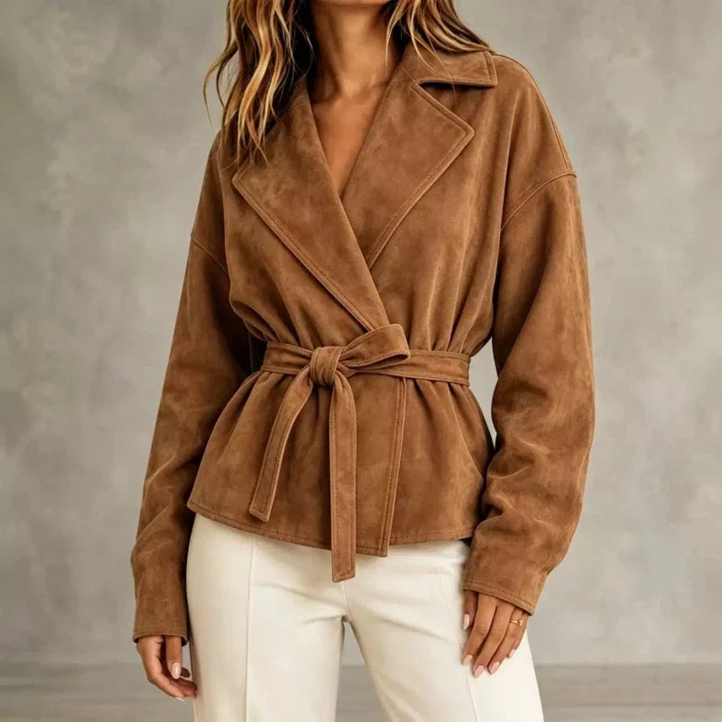 Dahlia Lapel Wrap Jacket