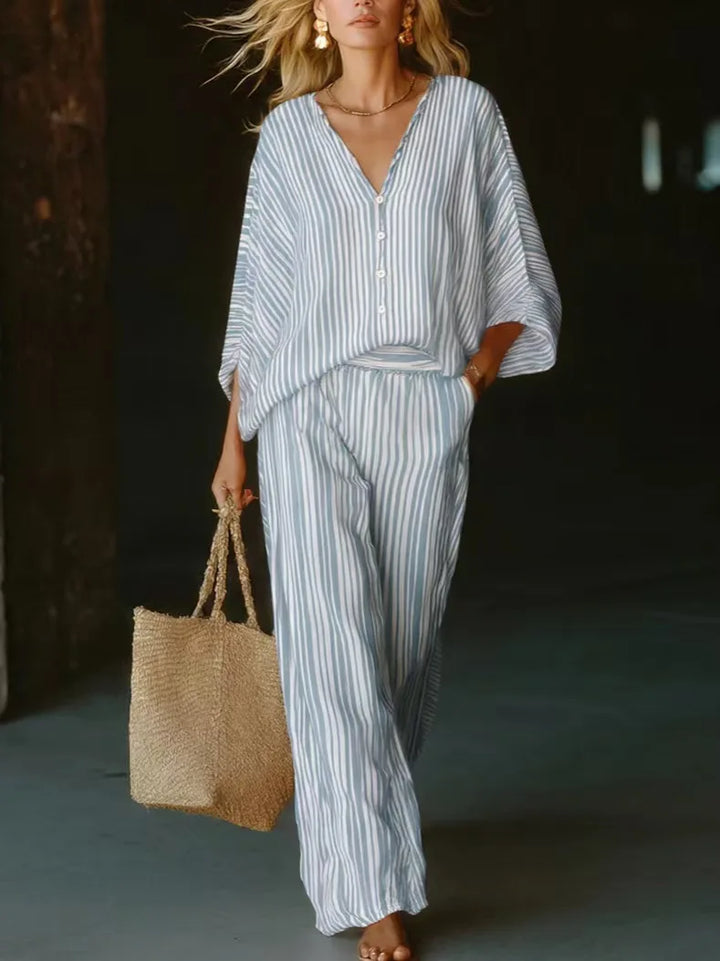 Mirelle Striped Matching Set