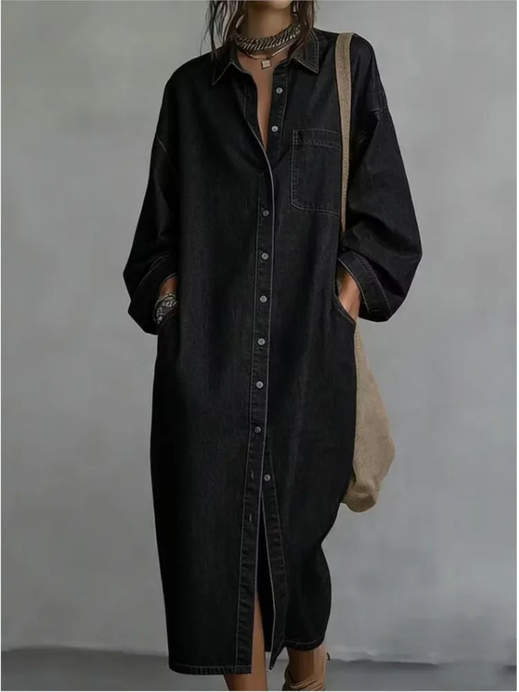 Tressa Relaxed Button Dress