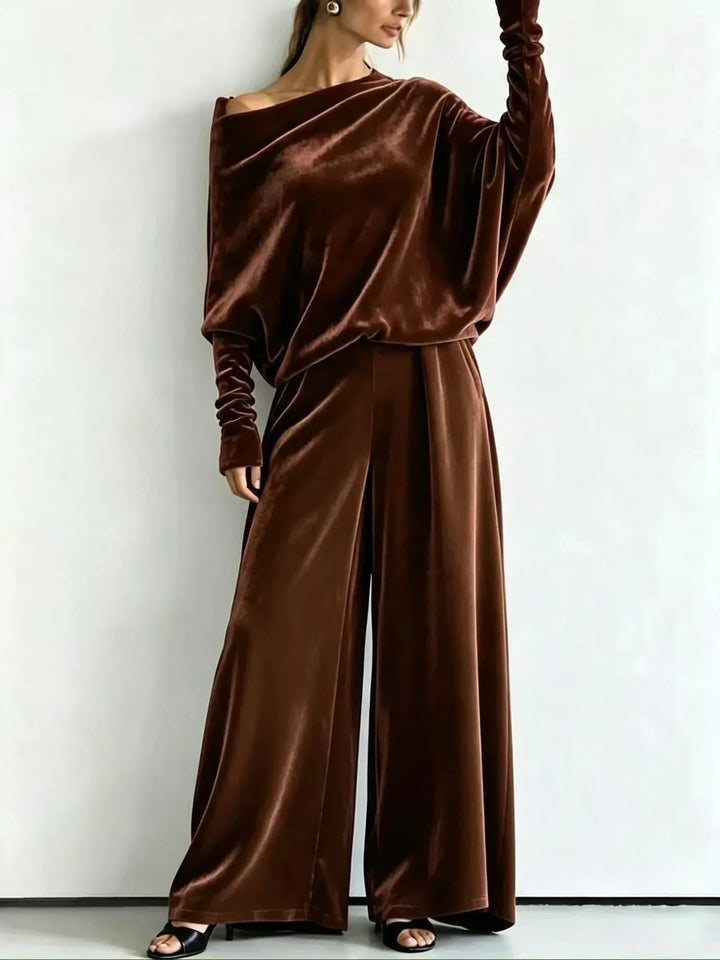 Marisette Off Shoulder Matching Set