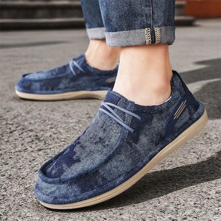 Lusso Washed Canvas Loafers