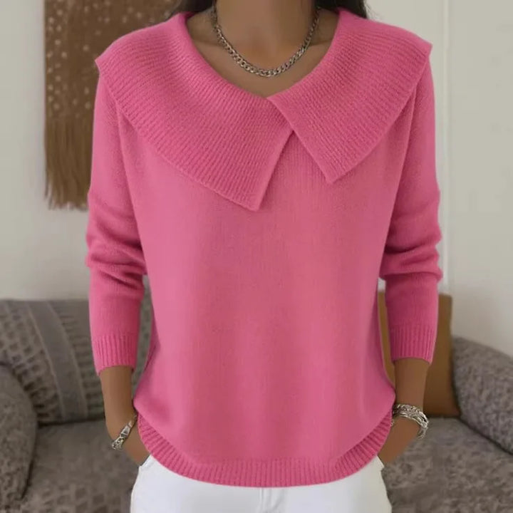 Hazel Fold Collar Sweater