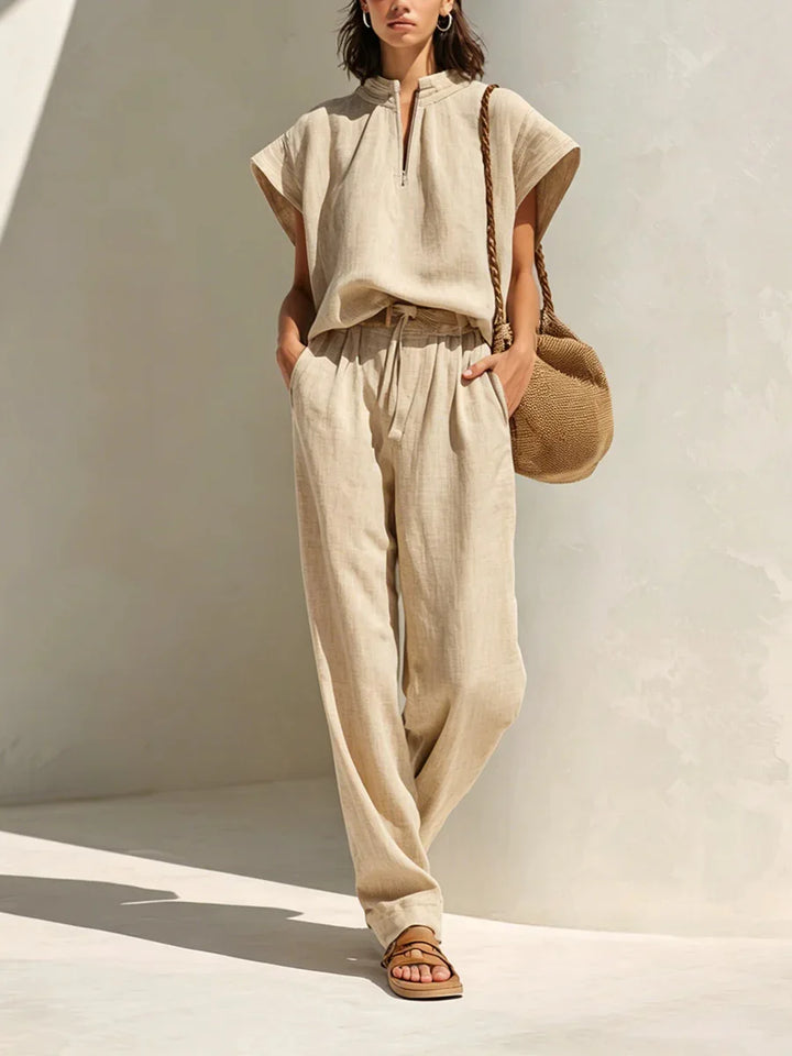 Solenne Relaxed Two-Piece Set