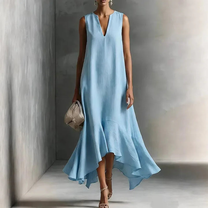 Elowen V Neck Flowy Sundress