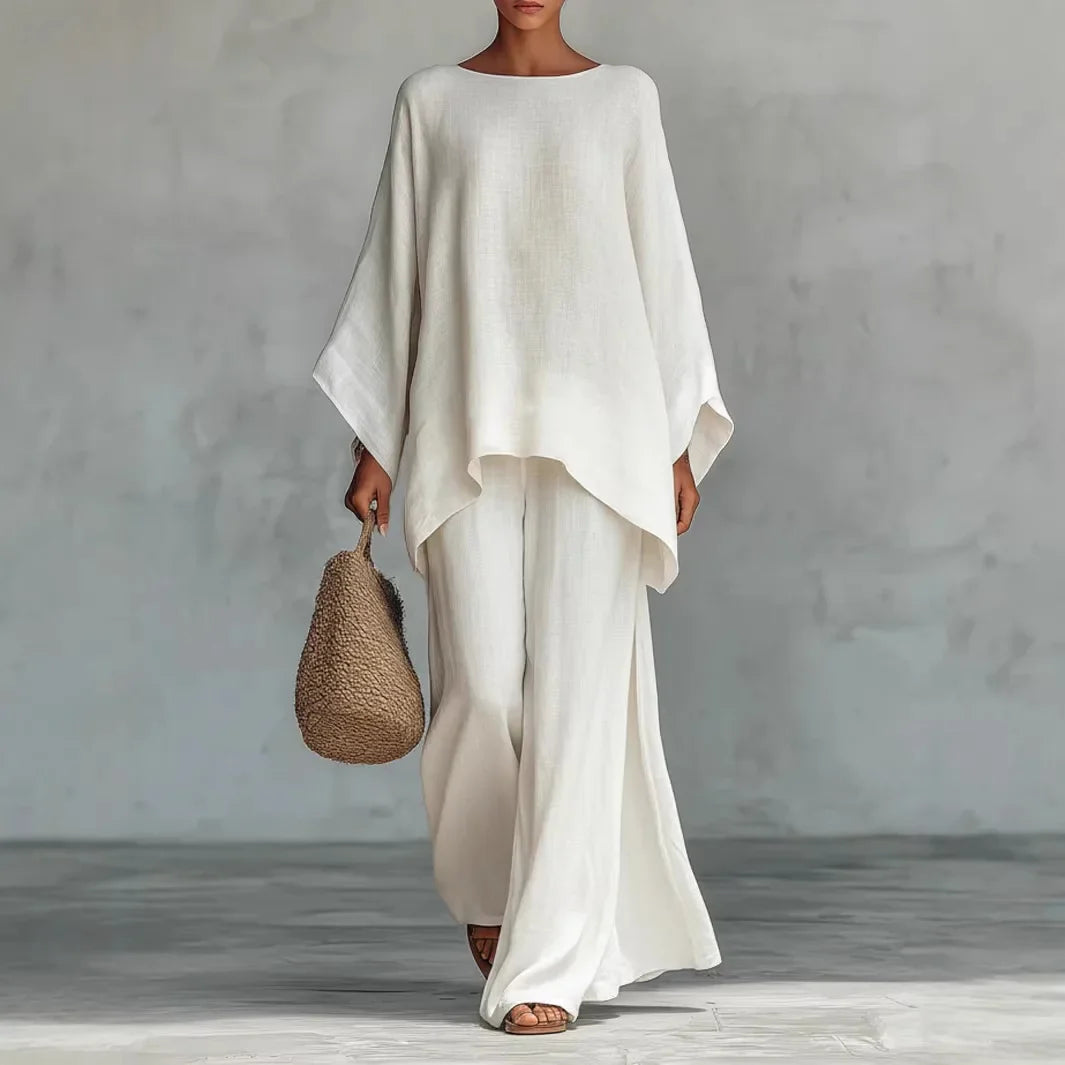 Katherine Linen Two Piece Set