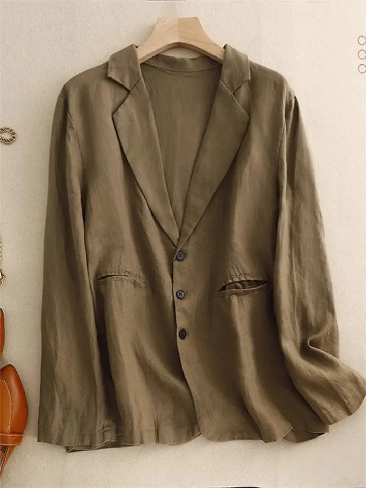 Yvaine Linen Blend Blazer