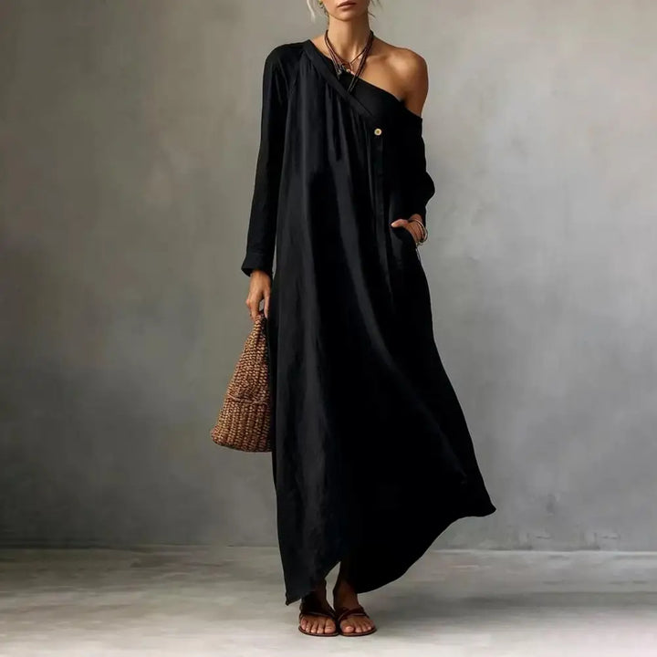 Calyra One Shoulder Maxi Dress