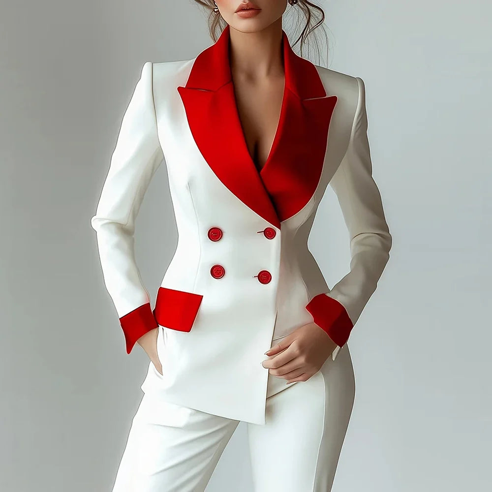 Teagan Contrast Lapel Blazer