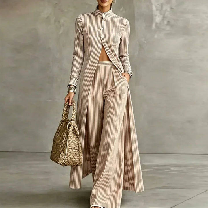 Simone Striped Two Piece Set
