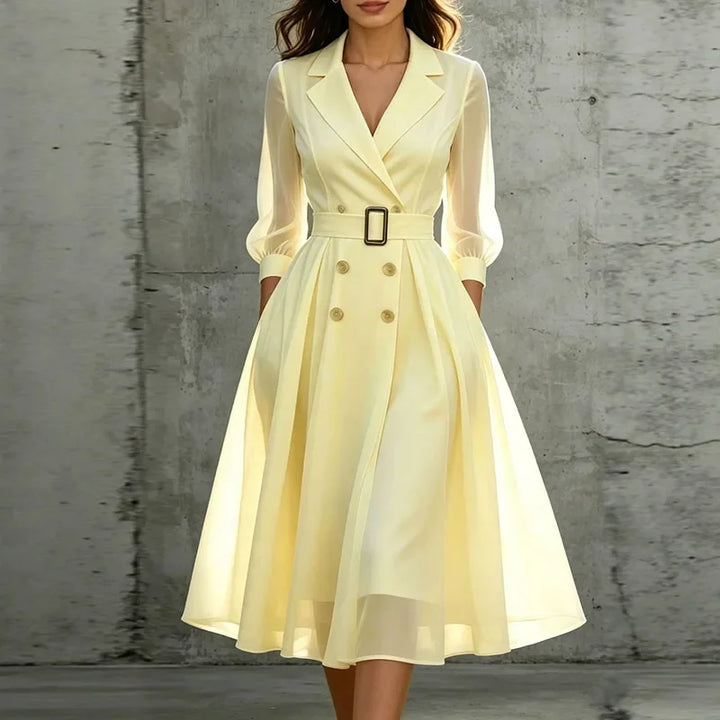 Nola Double Breasted Midi Dress