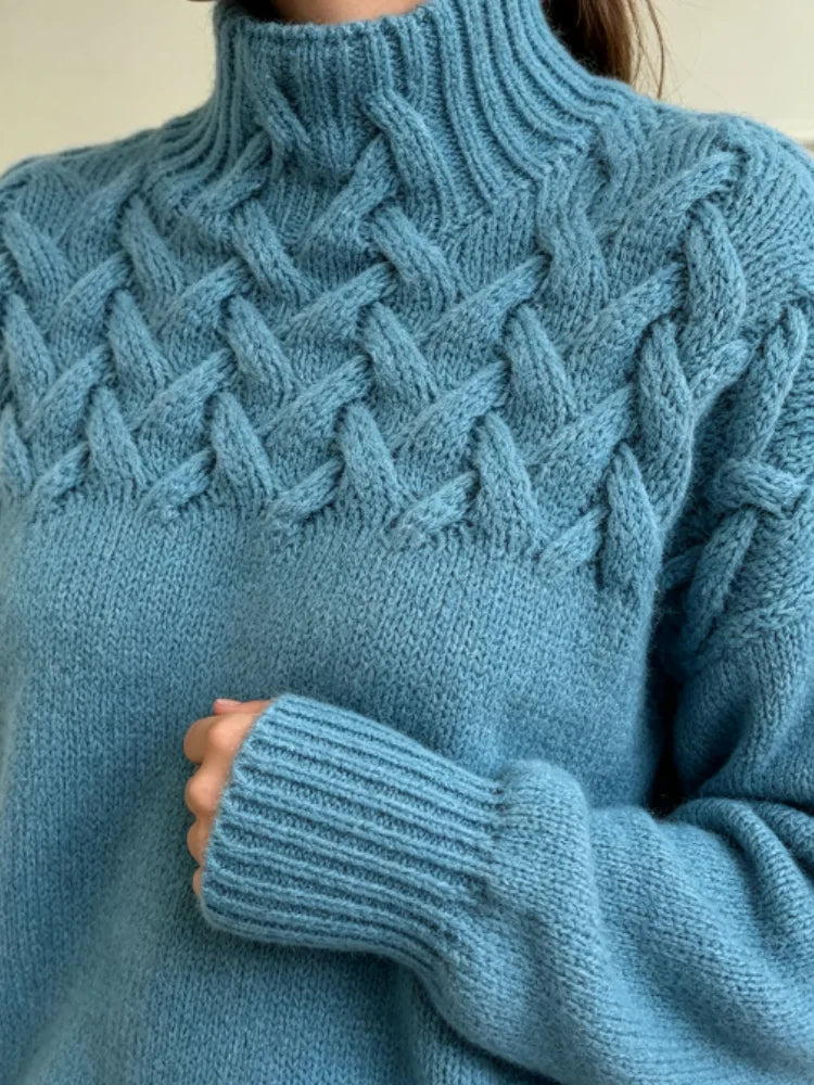 Wren Cable Knit Turtleneck