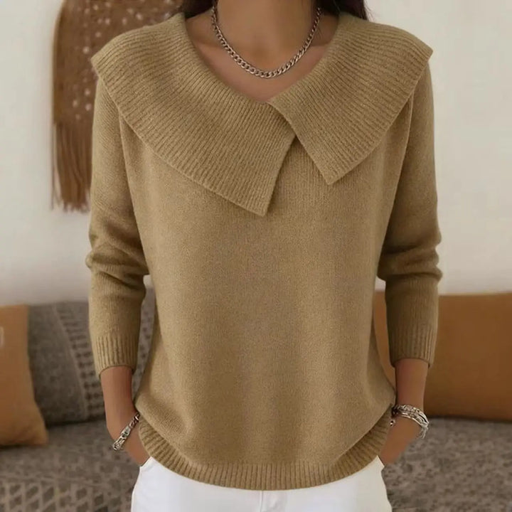Hazel Fold Collar Sweater