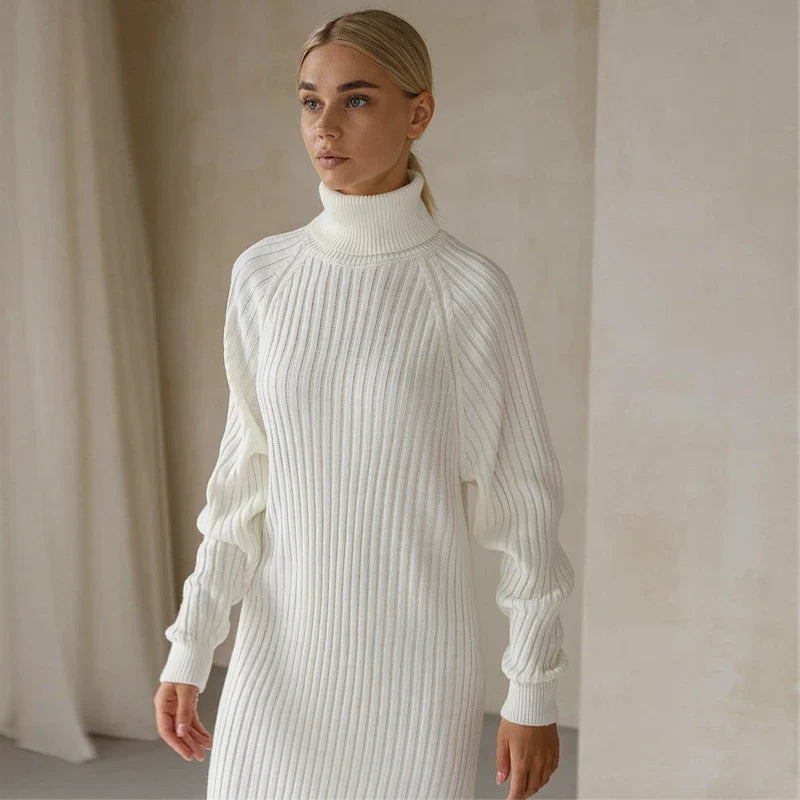 Vesper High Neck Sweater Dress