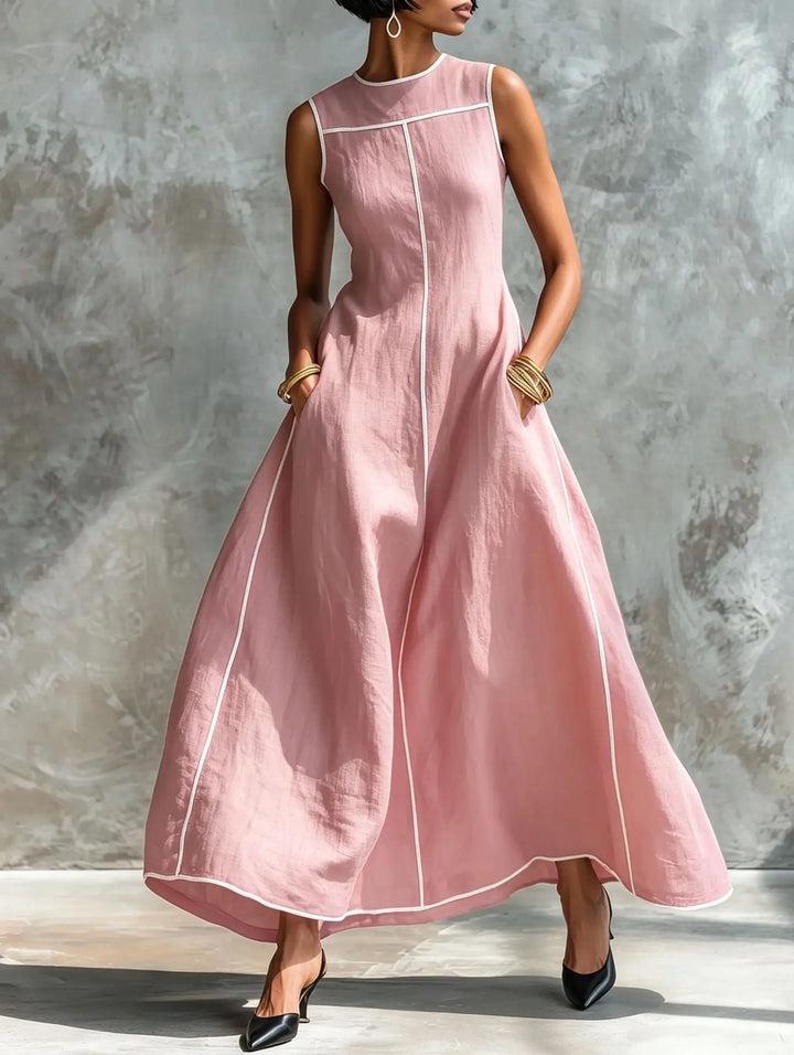Drusilla Elegant Flowy Maxi Dress