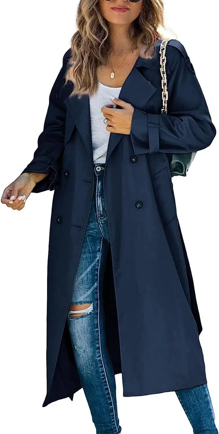 Juniper Double Breasted Trench Coat