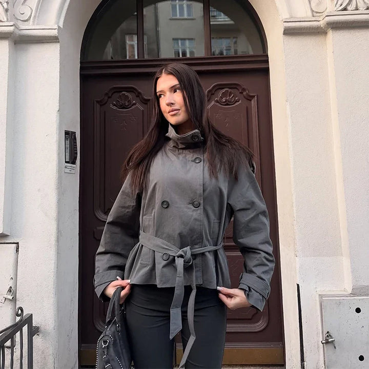 Rosanne Double Breasted Trench