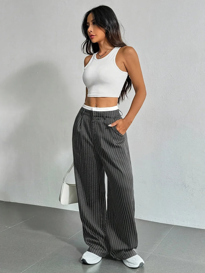 Sutton Classic Striped Pants