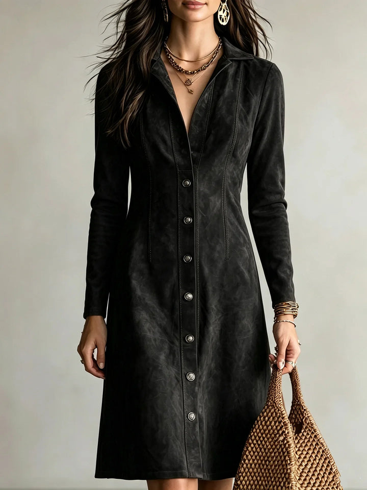 Keltie Button Front Shirt Dress