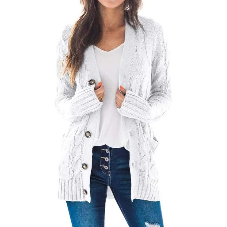 Adrienne Cable Knit Cardigan