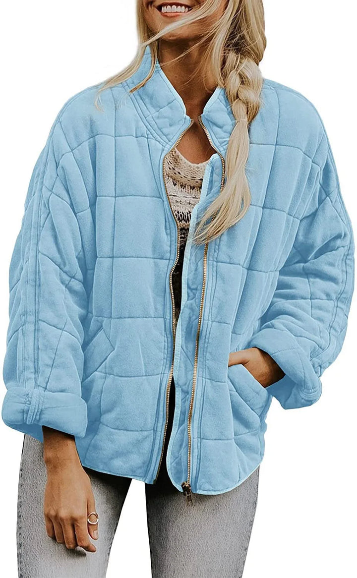 Amara Quilted Bomber Jacket