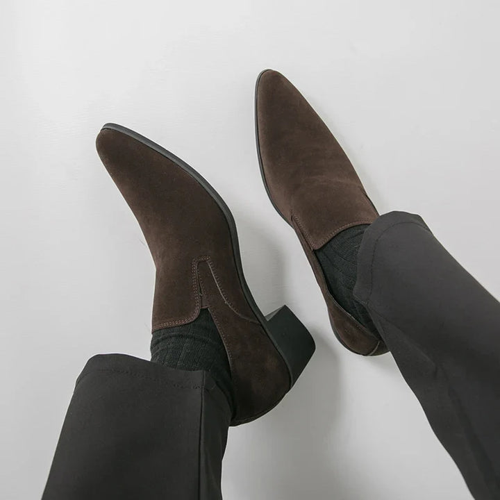 Duncan Suede Dress Loafers