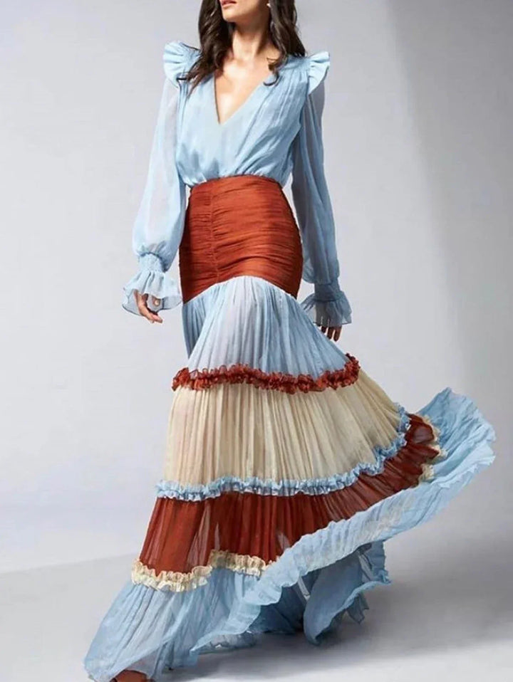 Olivia Tiered Bohemian Maxi Dress