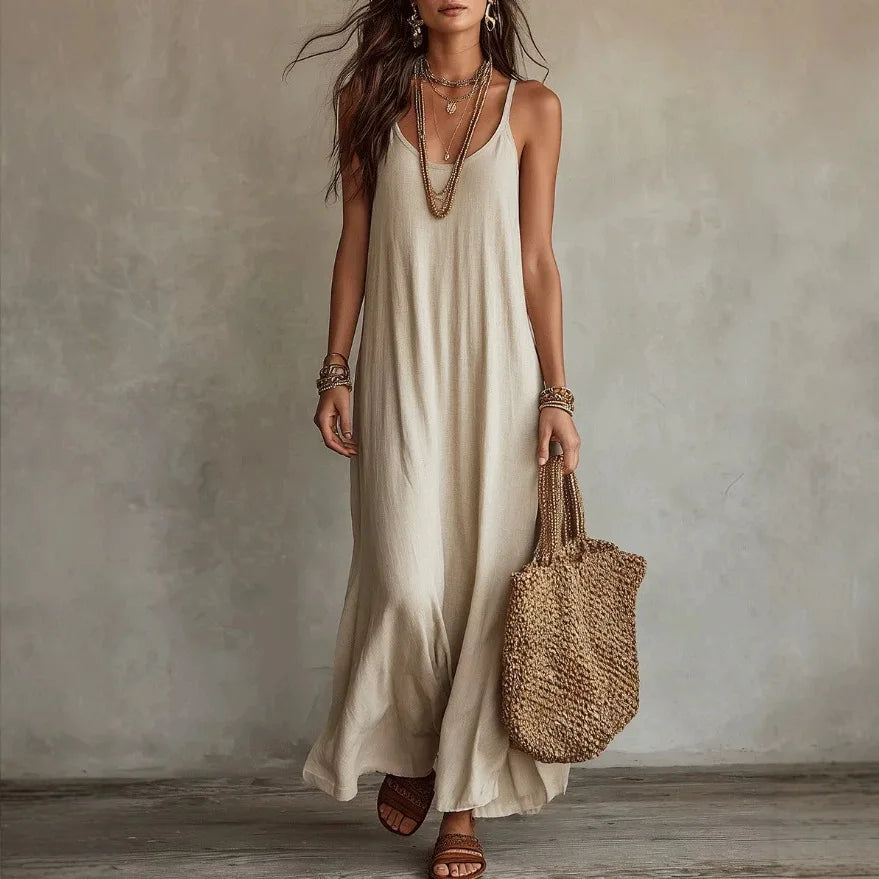 Riyana Relaxed Cami Maxi Dress