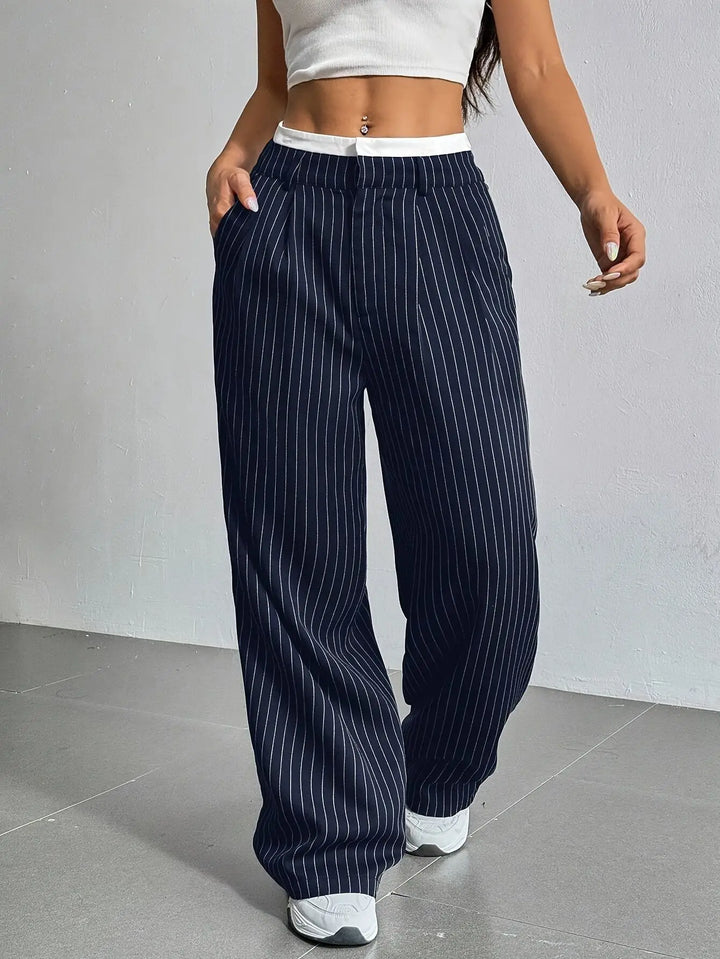 Sutton Classic Striped Pants