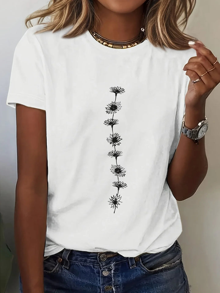 Elorina Sunflower Graphic Tee