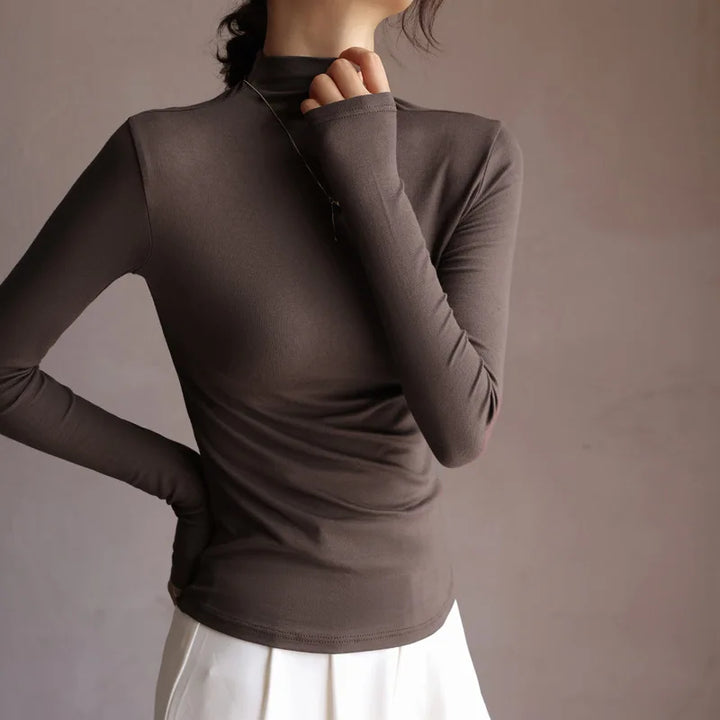 Eliana Mock Neck Knit Top