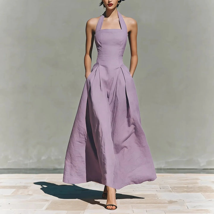 Antonio A Line Flowy Maxi Dress