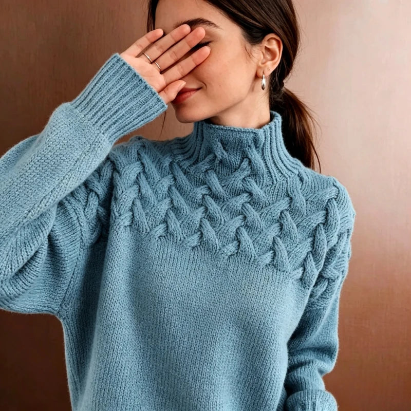 Wren Cable Knit Turtleneck